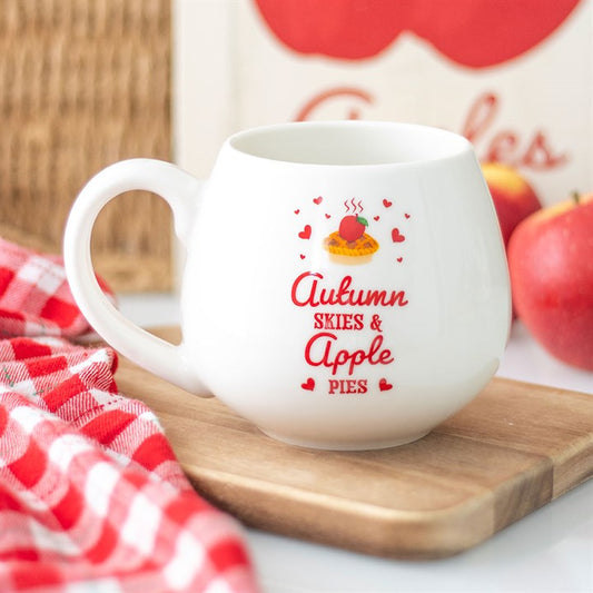 Autumn Skies & Apple Pies Rounded Mug