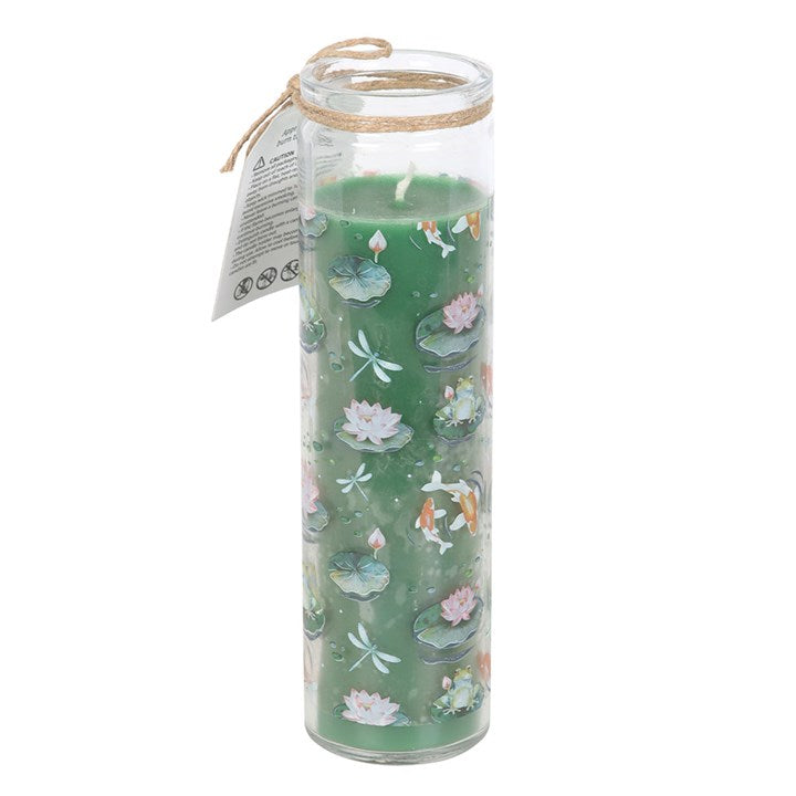 Pond Print Oriental Jasmine Tube Candle