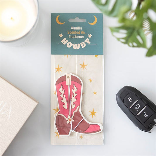 Cowboy Boot Vanilla Scented Air Freshener