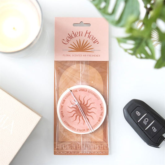 Golden Hour Sun Floral Scented Air Freshener