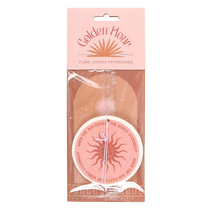 Golden Hour Sun Floral Scented Air Freshener