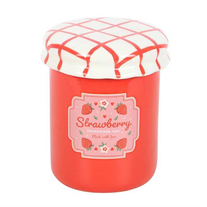 Strawberry Jam Jar Oil Burner and Wax Warmer