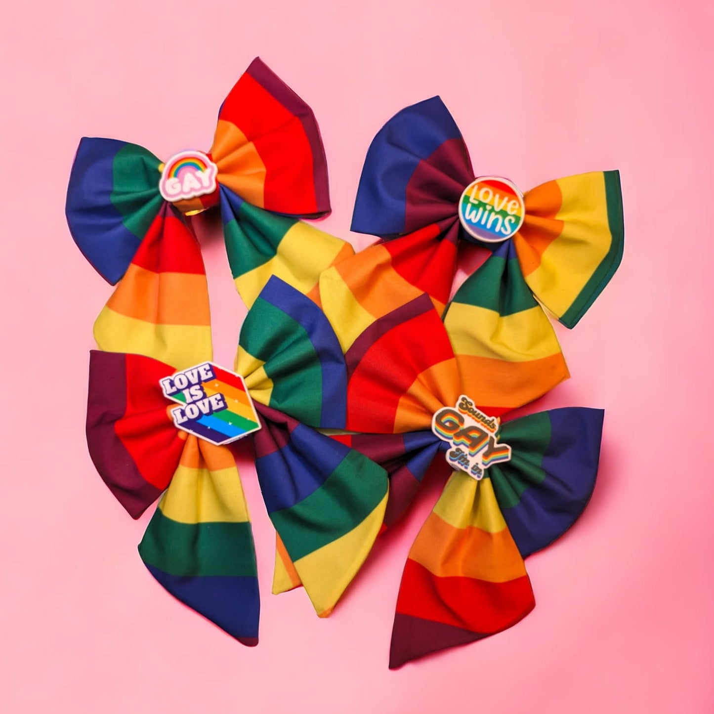 Pride 3D Sailor Bows