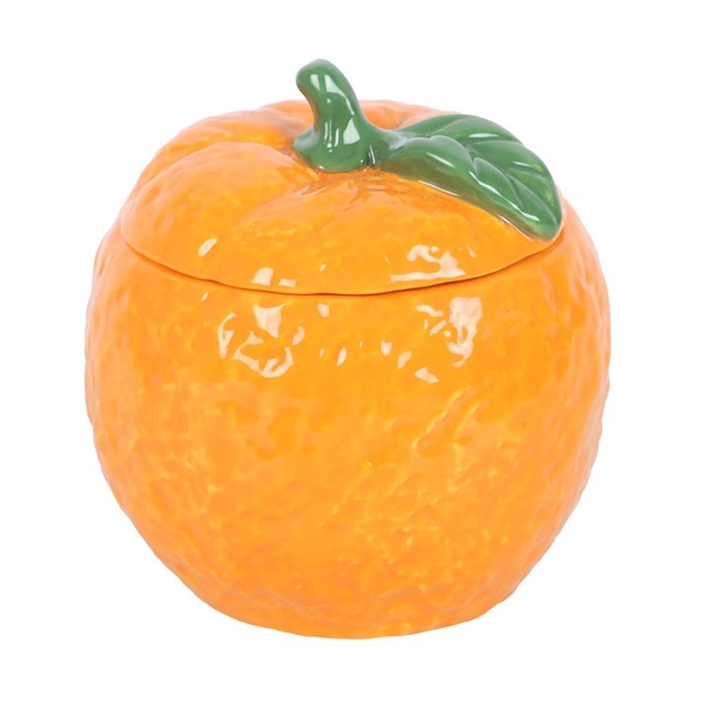 Orange Shaped Candle Jar