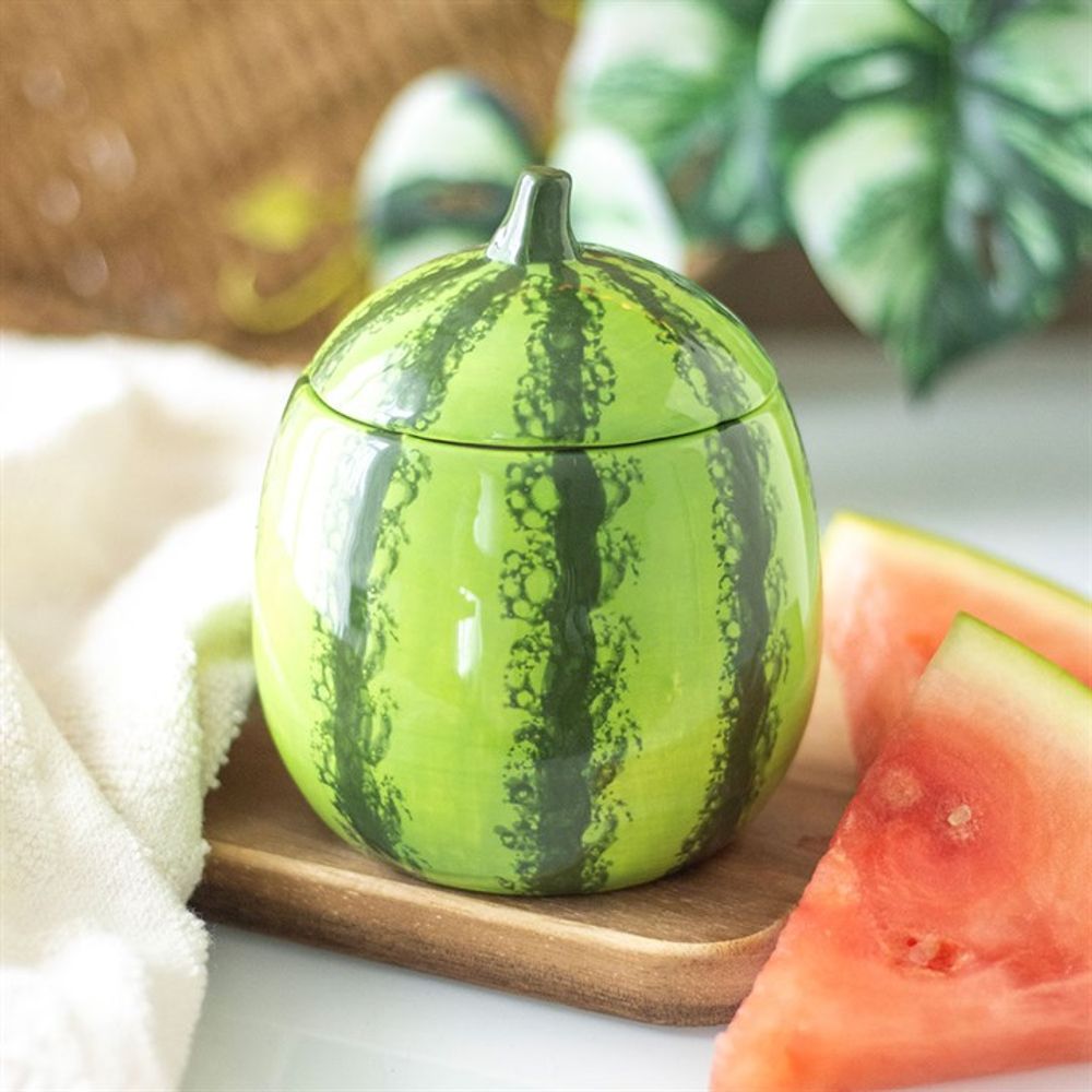 Watermelon Shaped Candle Jar